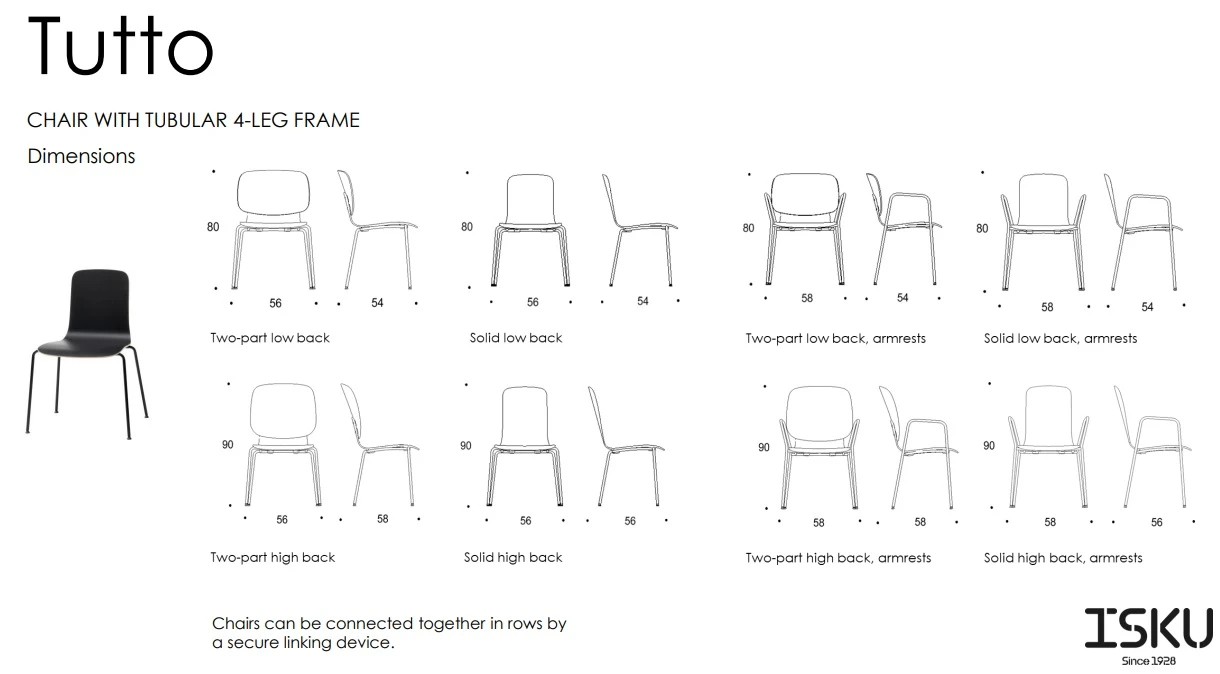 Tutto 4 legged Tutto ar četrām metāla kājām - Image 2