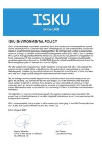 ISKU_en_Environmental_policy